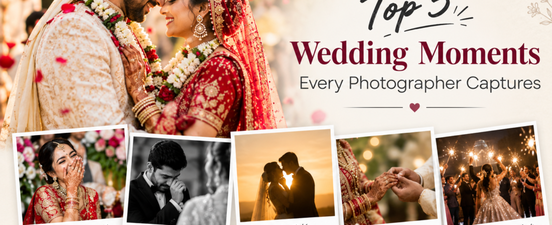 Top 5 Wedding Moments Every Photographer Captures