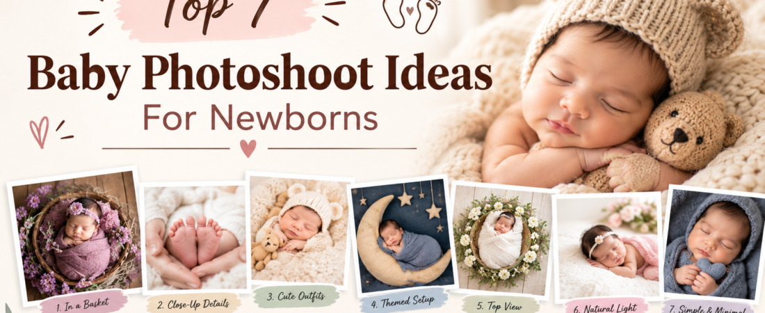 Top 7 Baby Photoshoot Ideas For Newborns