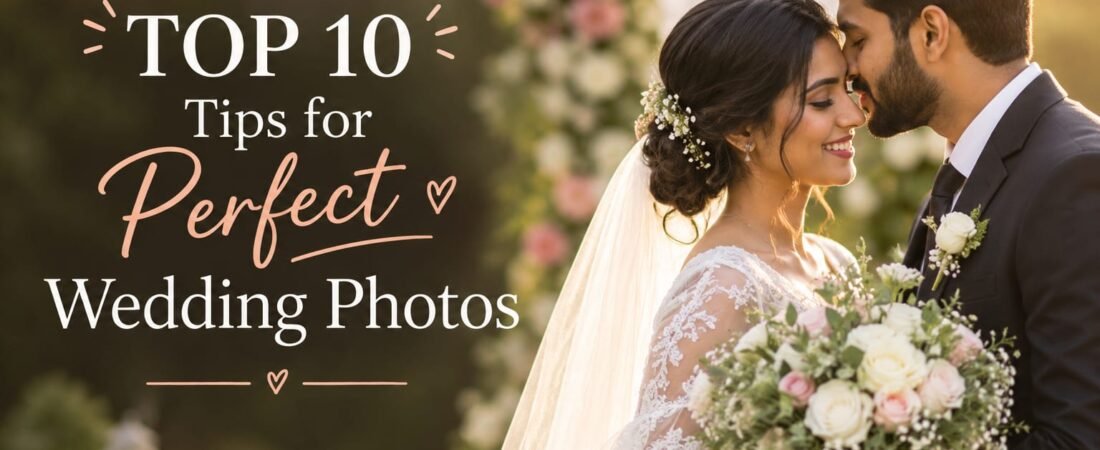 Top 10 Tips For Perfect Wedding Photos