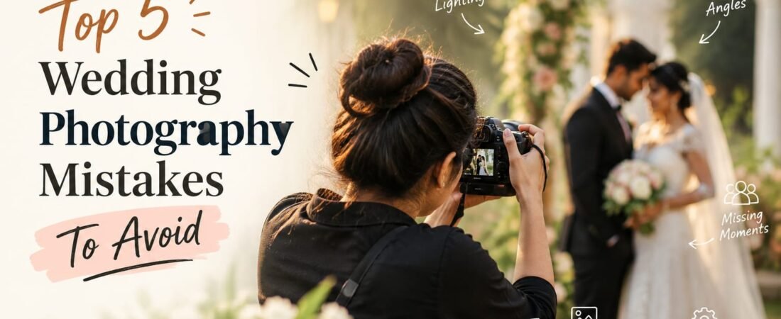 Top 5 Wedding Photography Mistakes To Avoid
